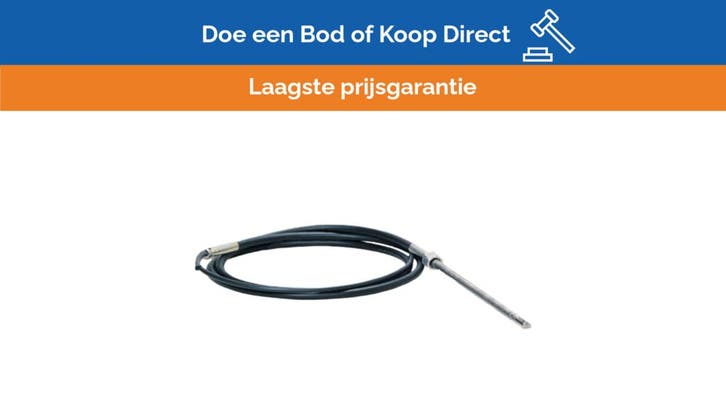 Bieden: Teleflex FT14 250 Engine Control Cable for Mercury,, Watersport en Boten, Bootonderdelen, Ophalen of Verzenden