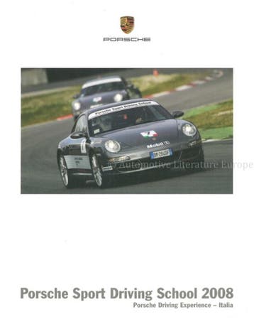 2008 PORSCHE SPORT RIJSCHOOL BROCHURE ITALIAANS, Boeken, Nieuw