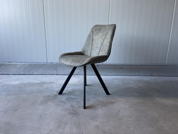 Veiling - Eetkamerstoel Basko (set van 8) Stof- Groen, Huis en Inrichting, Stoelen