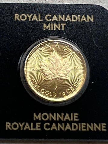 Canada. 1 g 2023 - Elizabeth Maple Leaf (Zonder