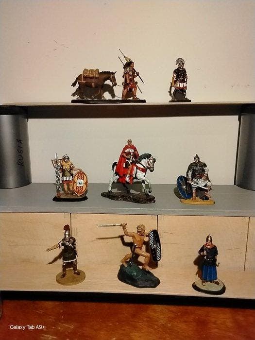 Militaire miniatuur beeldjes - 8 Figuras militares romanas a, Enfants & Bébés, Jouets | Autre