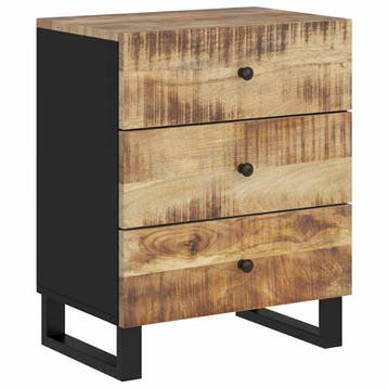 Nachtkastje 3 lades | Tweede kansje | OP = OP, Gebruikt, Verzenden, 55 tot 70 cm, 45 tot 65 cm