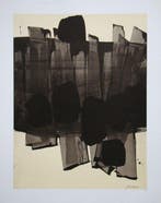 Pierre Soulages (1919-2022) - Peinture sur papier IX, Antiek en Kunst