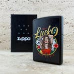 Zippo - Lucky Woman Lighter – Matte Black – Boxed, Verzamelen, Nieuw