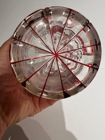 Vase - Cristal - Vase en cristal de bohème, Antiek en Kunst