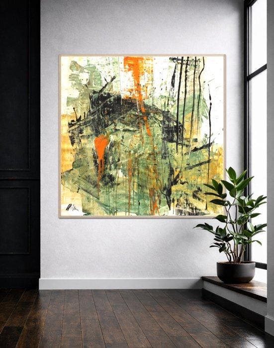 Giuseppe Panzica - Vol. 3583 - (100x100 XXL) NO RESERVE, Antiek en Kunst, Kunst | Schilderijen | Modern