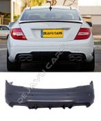 Facelift C63 AMG Look Achterbumper voor Mercedes Benz C-Klas, Ophalen of Verzenden