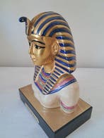 Edoardo Tasca - Buste, Tutankhamon - 16 cm - Porcelaine, Antiek en Kunst