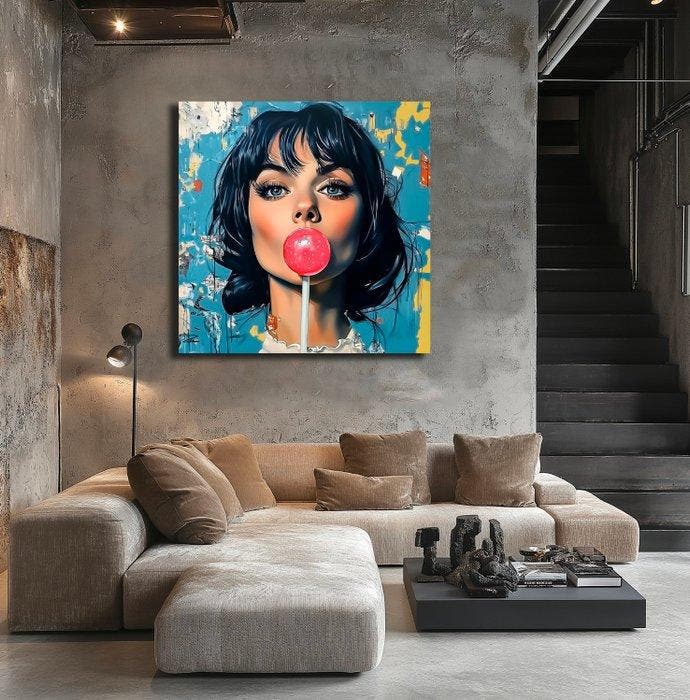 PLM-Art - Lollipop Woman, Antiek en Kunst, Kunst | Designobjecten