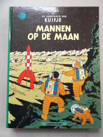 Kuifje - Mannen op de Maan - gesigneerd astronaut Dirk, Nieuw