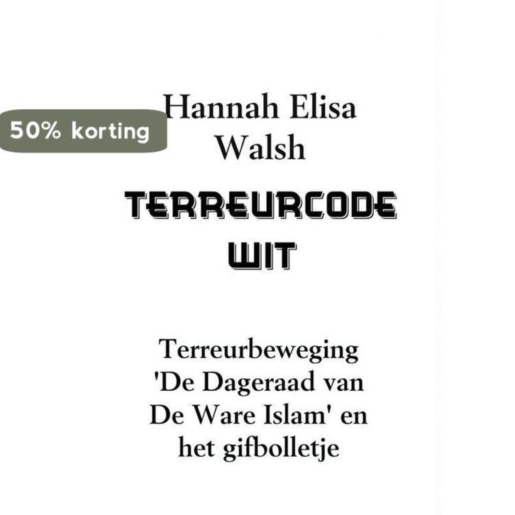 Terreurcode wit 9789402134070 Hannah Elisa Walsh, Boeken, Literatuur, Gelezen, Verzenden