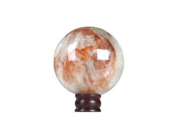 Sphère de Quartz Feu Premium – Quartz hématoïde naturel, Collections, Minéraux & Fossiles