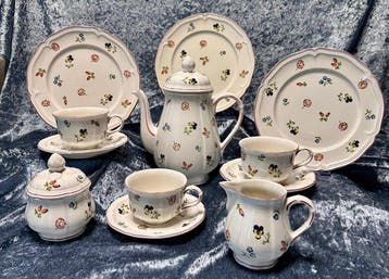 Koffieservies (12) - Porselein, Antiek en Kunst