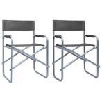 Regisseursstoelen set: Tweede kansje, OP = OP! (Overige), Tuin en Terras, Verzenden, Zo goed als nieuw, Metaal, Inklapbaar