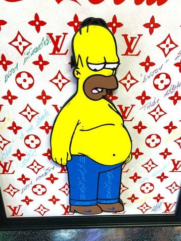 CASH - HOMER LOUIS VUITTON ENJOY Coca Cola !