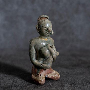 Sawankhalok Steengoed CeladonVotieve Vruchtbaarheidsfiguur