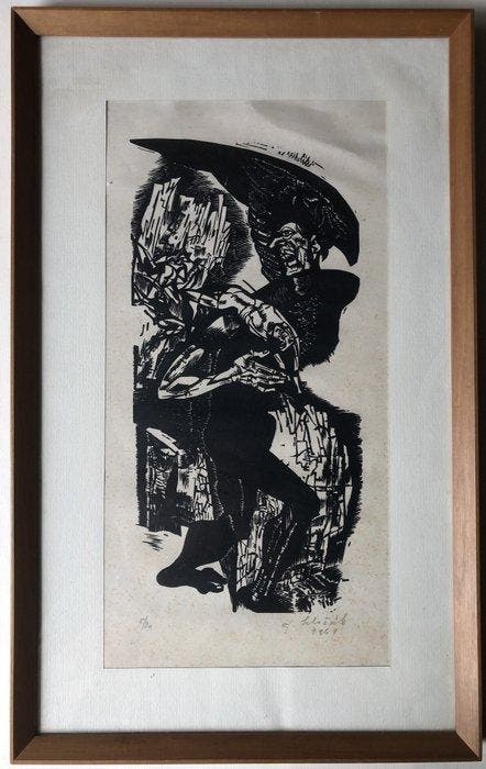 Aldo Borgonzoni (1913-2004) - 4 Opere, Antiek en Kunst, Antiek | Overige Antiek
