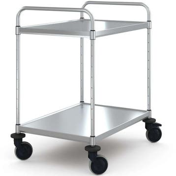Serveerwagen | VARIOCART | RVS | 2 Niveaus (EN800x600) |, Verzenden, Nieuw in verpakking