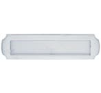 Briefplaat Art-Nouveau mat chroom