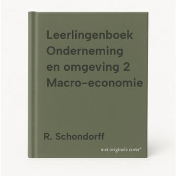 Leerlingenboek Onderneming en omgeving 2 Macro-economie, Boeken, Verzenden, Gelezen, R. Schondorff