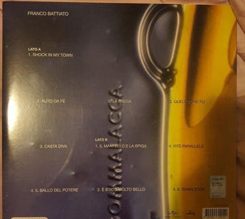 Franco Battiato - Gommalacca - 258/500 copies - Sealed - LP