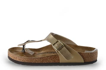 Birkenstock Slippers in maat 40 Goud, Slippers, Overige kleuren, Verzenden, Gedragen