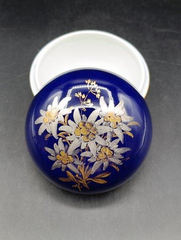Meissen - Boîte - Porcelaine - Boîte à bijoux