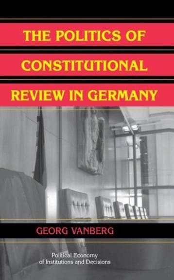 Political Economy of Institutions and Decisions-The Politics, Verzenden, Georg Vanberg