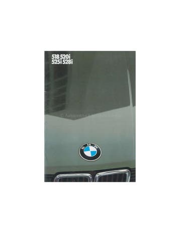 1984 BMW 5 SERIE BROCHURE DUITS, Ophalen of Verzenden