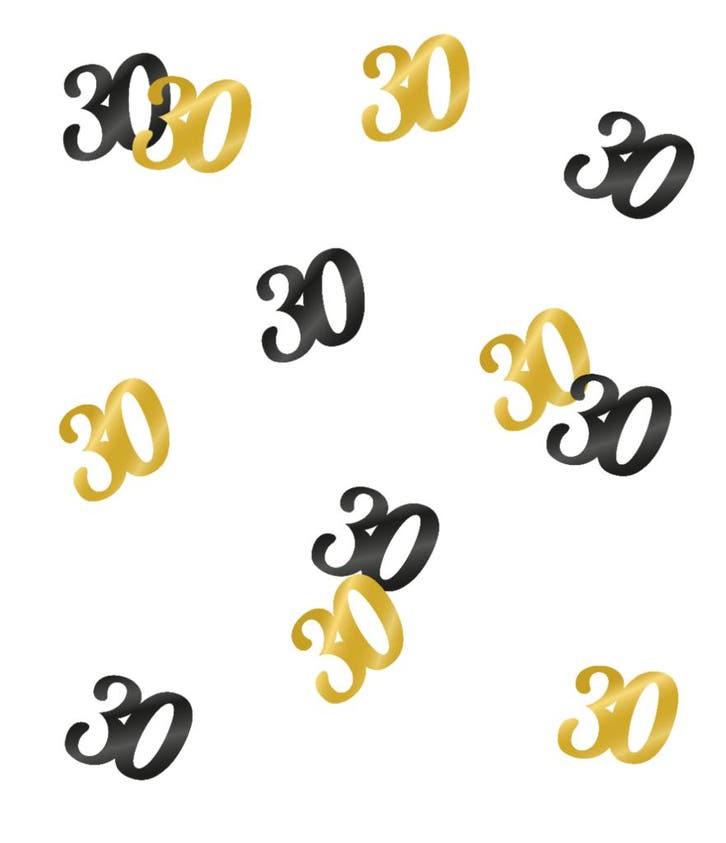 Tafelconfetti 30 Jaar 20gr, Hobby en Vrije tijd, Feestartikelen, Nieuw, Verzenden