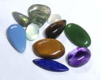 Set van heel mooie cabochons, 100% natuurlijk Cabochon-