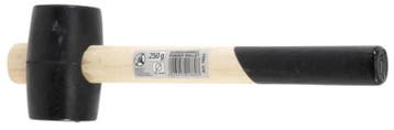 Rubberen hamer, hoofd diameter 55 mm, 250 g, Verzenden