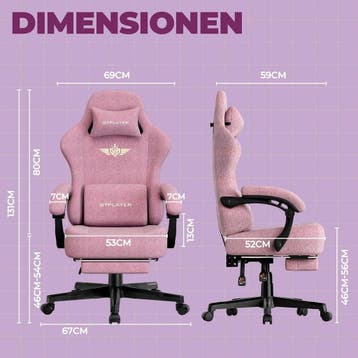 Ergonomische Bureaustoel -  Office Chair - Gamestoel - Volwa, Verzenden, Nieuw
