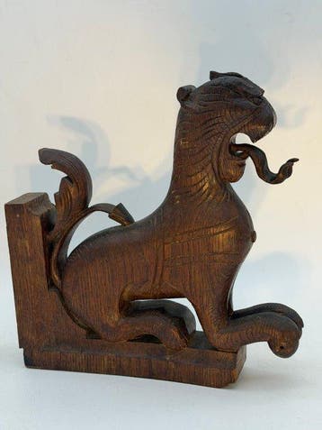 Decoratief ornament - sculptuur - Nederland - Houten