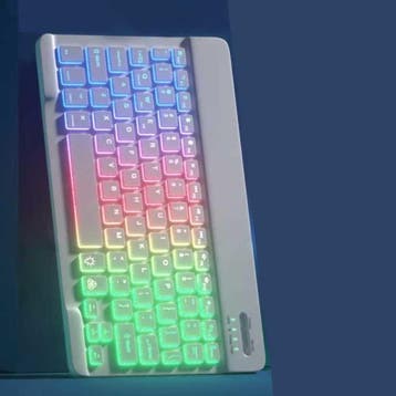 Verlicht Draadloos Toetsenbord 10 Inch - QWERTY voor PC /, Verzenden, Nieuw