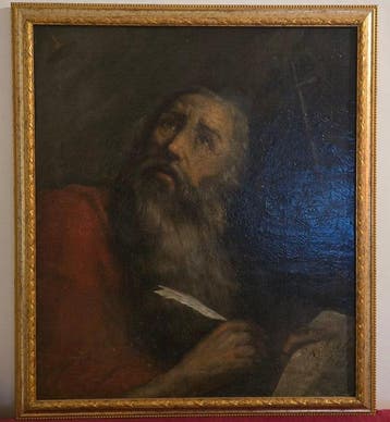 Italiaanse school (XVII) - San Girolamo in meditazione