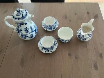 Meissen - Koffieservies (7) - Porselein, Antiquités & Art