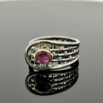 Argent - Bague - Natural Ruby, Bijoux, Sacs & Beauté, Bagues