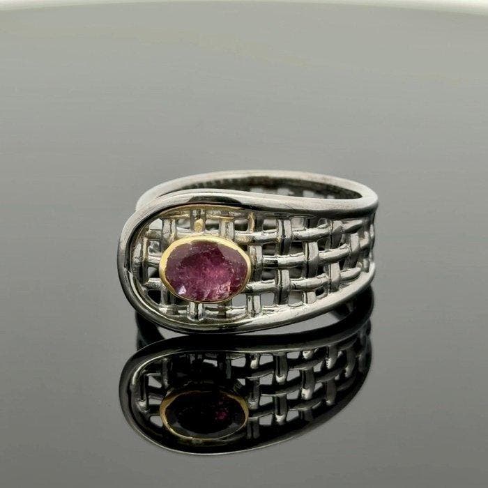 Argent - Bague - Natural Ruby, Bijoux, Sacs & Beauté, Bagues