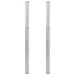 vidaXL Tafelpoten telescopisch roestvrij staal  710 mm -, Huis en Inrichting, Verzenden, Nieuw