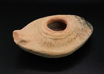 Oud-Romeins Terracotta olielamp - 87 mm (Zonder
