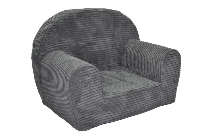 Kinderfauteuil LINCOLN | Corduroy Lichtgrijs | Nieuw | Sc..., Maison & Meubles, Chaises, Enlèvement ou Envoi