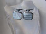Argent, Nacre - Boutons de manchette - Art déco, Antiquités & Art