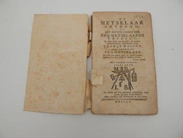 Wolson - vrijmetselarij 1805/1806 De metselaar Ontmomd