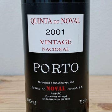 2001 Quinta do Noval, Nacional - Vintage Port - Embouteillé