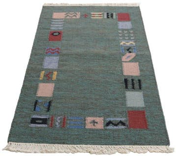 Kelim - Tapis - 160 cm - 90 cm - Couleurs naturelles
