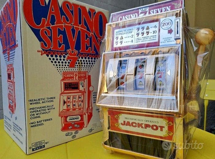 Waco Japan - Gokautomaat - Seven casinò 7 - Mechanische, Antiek en Kunst, Antiek | Wandborden en Tegels