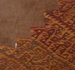 precolumbiaans textielfragment / Spaanse exportvergunning -
