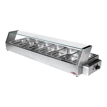 Warmhoudvitrine (cap.GN1/3x6-40mm) | 1,6kW | met, Verzenden, Nieuw in verpakking