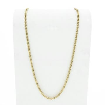 8 karaat gourmetschakel ketting, Ophalen of Verzenden